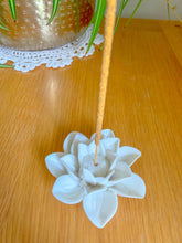 Load image into Gallery viewer, Ceramic Lotus Flower Incense Holder
