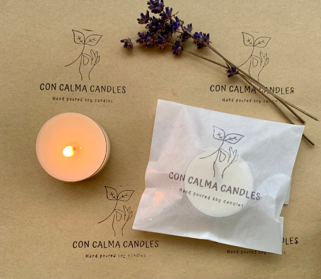 Individual Sample Scented Soy Wax Tealights